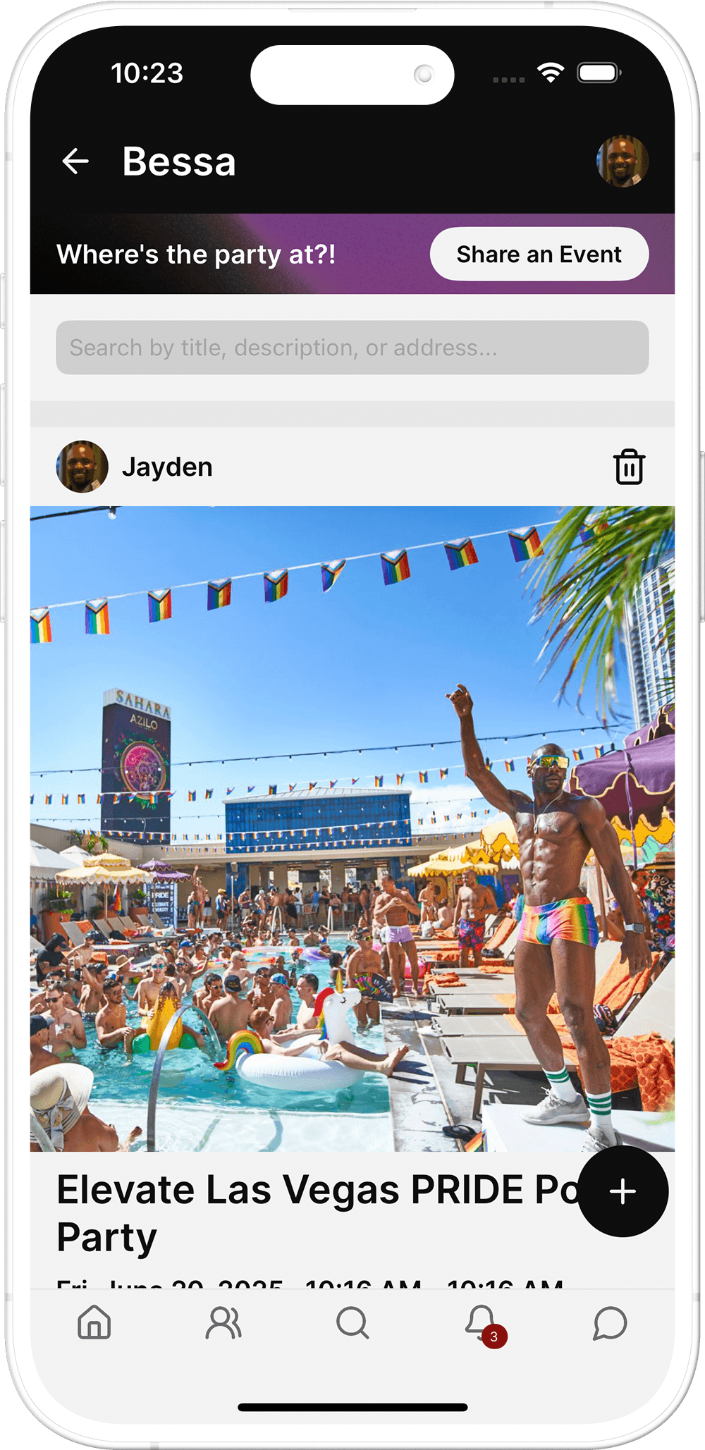 LGBTQ Social Networking App Mockup